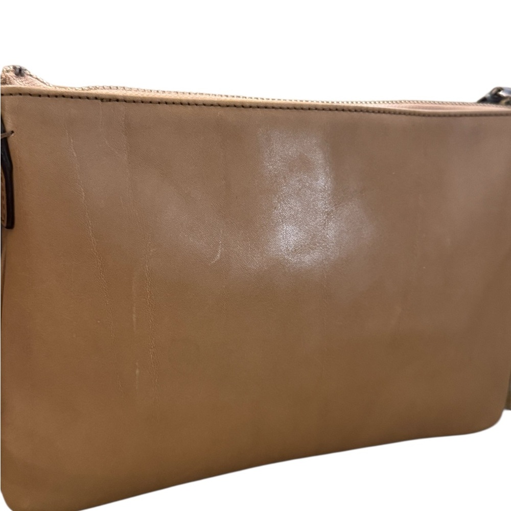 ❌SOLD❌ Coach Coral & Brown Crossbody - Picture 5 of 10